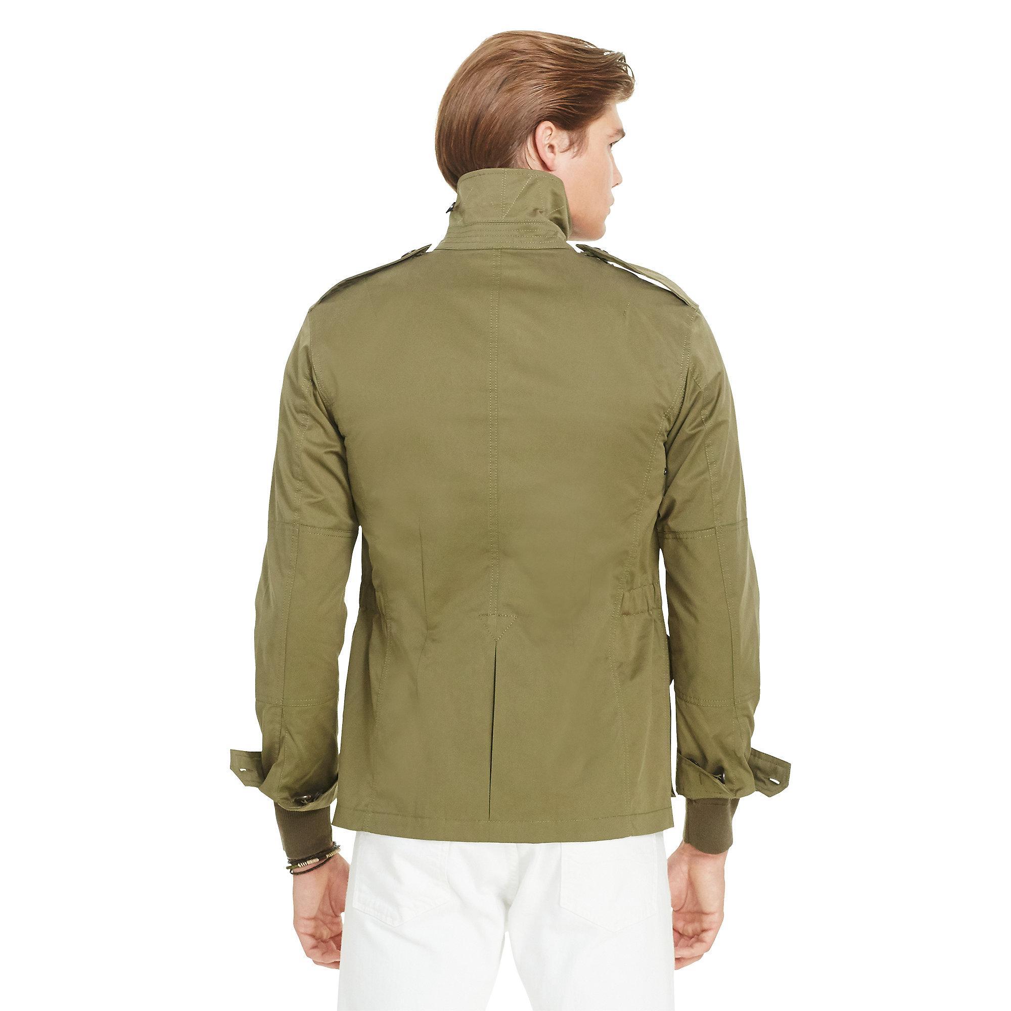 Polo Ralph Lauren Cottonblend Utility Jacket in Green for Men Lyst